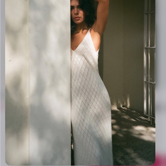 Zara Open Knit Crochet Dress - Picture 10 of 13